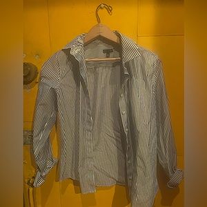Talbots Striped Button Down Sz 4